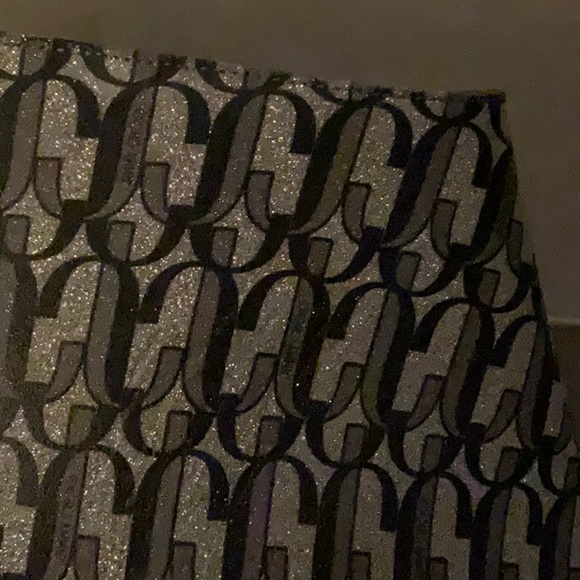 Jimmy Choo Marinda silver/black glitter leather fits a size 10 but they are 43 - Picture 5 of 12